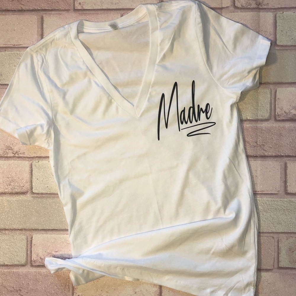 V-neck Madre Tee